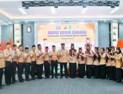 Pj Bupati Hadiri Rapat Kerja Cabang Pramuka Batu Bara