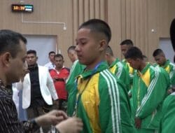 Pelajar Terbaik Batu Bara Ikuti Pembukaan Pemusatan Pelatihan Paskibraka 2024