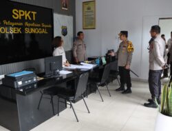 Kapolrestabes Medan Sidak ke Mapolsek Medan Sunggal