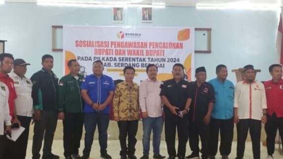 Bawaslu Sergai Sosialisasi Pengawasan Pencalonan Bupati