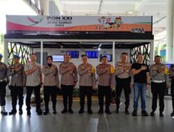 Kapolresta Deli Serdang Sambut Kedatangan Kontingen PON XXI Aceh-Sumut 2024
