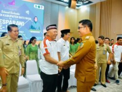 Pj Bupati Batu Bara Lepas Kontingen Pesparawi ke-V Tingkat Provsu