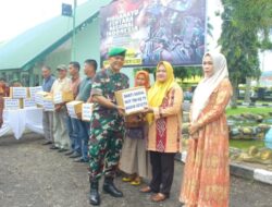 Peringati HUT ke-79 TNI, Kodim 0212/Tapsel Gelar Bhakti Sosial