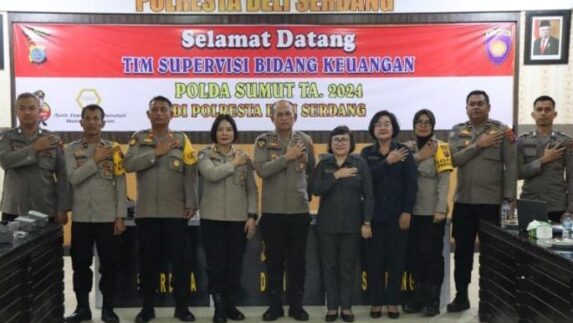 Polresta Deli Serdang Terima Kunjungan Tim Supervisi Poldasu
