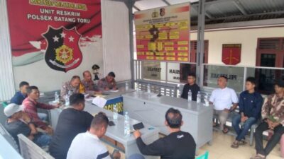 Polsek Batangtoru Mediasi Konflik Perusahaan dan Warga