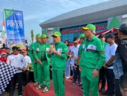 Kapolresta Deli Serdang Ikut Gebyar Road To PON XXI Aceh-Sumut