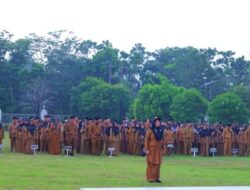 Walikota Tanjungbalai Pimpin Apel Gabungan