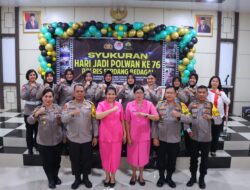 Polres Sergai Rayakan HUT ke-76 Polwan