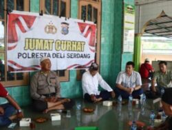 Polresta Deli Serdang Gelar Jum’at Curhat di Tamora