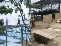 Pembangunan Gateball di Tanjung Mulia “Kangkangi” UU K3