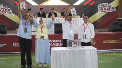 Polres Langkat Amankan Pengundian Nomor Urut Calon Bupati