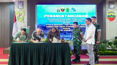 PTPN 4 Regional I dan II Tandatangani Kerjasama dengan Kodam I/BB