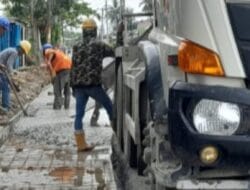 Proyek Pelebaran Jalan di Labuhan Ruku Talawi Batu Bara Terkesan Asal Jadi