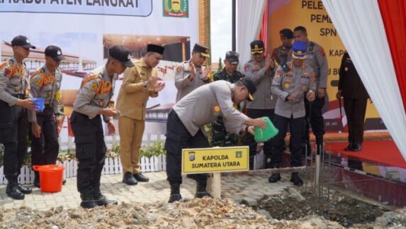 Kapoldasu dan Pj Bupati Langkat Resmikan Pembangunan Joglo SPN Hinai
