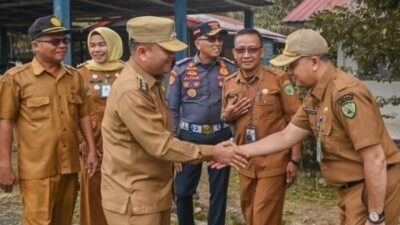 Pj Walikota Padangsidimpuan Pimpin Upacara di SMAN 8