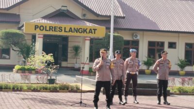 Polres Langkat Siap Amankan Pelantikan Presiden RI