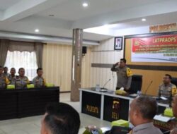 Polresta Deli Serdang Gelar Latihan Pra Ops Zebra Toba Tahun 2024