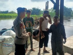 Jaga Kondusifitas, Sat Polairud Tanjungbalai Sosialisasikan Kamtibmas