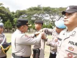 Kapolres Sergai Pimpin Apel Pergeseran Pasukan Pengamanan TPS