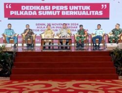 Pemprov Sumut Gelar Dialog Wujudkan Pilkada Damai Bersama Pers