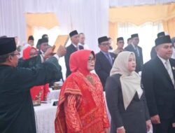 Pj Walikota Hadiri Paripurna Pengucapan Sumpah Pimpinan DPRD Padangsidimpuan