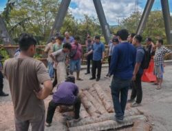 Pj Walikota Padangsidimpuan Tinjau 2 Jembatan Rusak