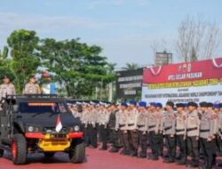 Polda Sumut Gelar Apel Pasukan Pengamanan Event Internasional Aquabike