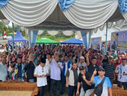 Ratusan Warga Sei Lepan Deklarasi Dukung Syah Afandin-Tiorita