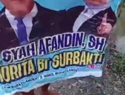 Spanduk Pasangan SATRIA Dirusak, Surkani: Usut Tuntas