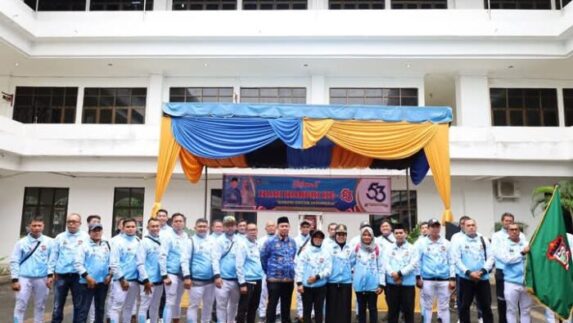 Walikota Tanjungbalai Hadiri Resepsi HUT KORPRI ke-53