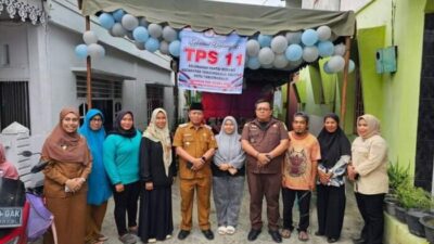 Walikota Tanjungbalai Tinjau Sejumlah TPS