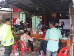 Kapolresta Deli Serdang Tinjau Pemungutan Suara di TPS