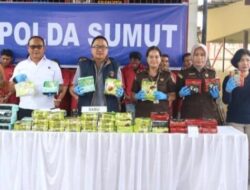 Dalam Sepekan, Polda Sumut Berhasil Ungkap 22 Kasus Narkoba
