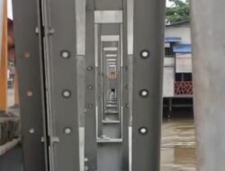 Besi Plat Penyambung Titi Nasional Tanjung Pura Digasak Maling