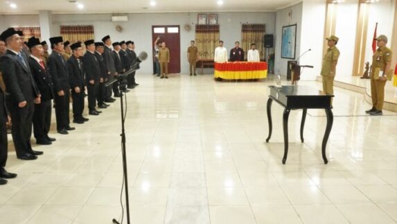 Bupati Nisel Kukuhkan Jabatan Nomenklatur Baru OPD