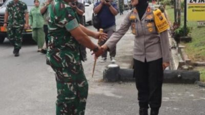Pangdam I/BB Kunjungi Mapolresta Deli Serdang