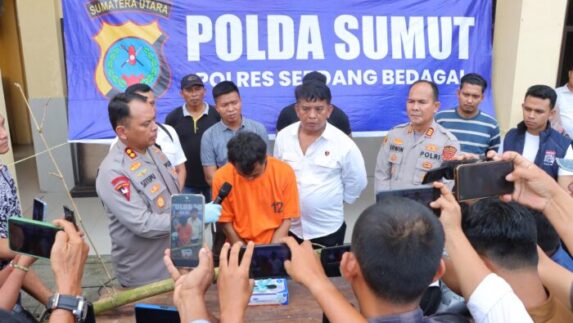Polres Sergai Tangkap Pelaku Pembunuhan Siswi SMP