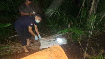 Polsek Pantai Cermin Tangani Penemuan Mayat Pelajar Dalam Karung