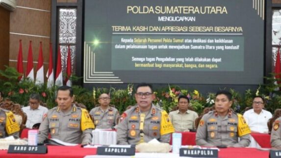 Kapolda Sumut Paparkan Kinerja Layanan Call Center 110