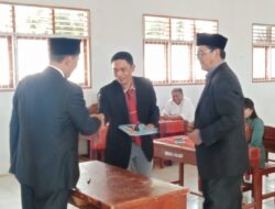 SMK Negeri 1 Muara Gelar Sertijab Kepsek