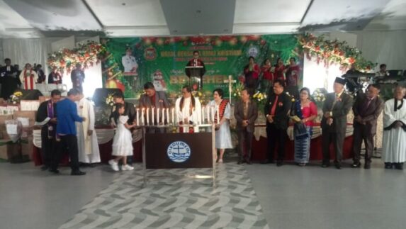 Perayaan Natal di Kota Tanjungbalai Meriah