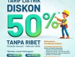Begini Cara Dapat Diskon 50 Persen Tarif Listrik