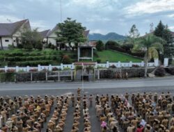 Bupati Pakpak Bharat Pimpin Apel Gabungan Tahun 2025