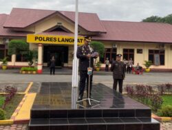 Kapolres Langkat Pimpin Upacara Peringatan HBN ke-76