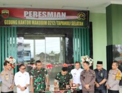 Kapolres Padangsidimpuan Hadiri Peresmian Gedung Baru Makodim 0212/TS