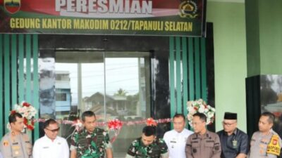 Kapolres Padangsidimpuan Hadiri Peresmian Gedung Baru Makodim 0212/TS