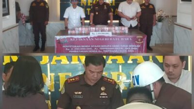 Kejari Batu Bara Eksekusi Uang Sitaan Perkara Suap Seleksi PPPK