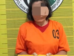 Nekat Bawa Narkoba, Wanita Asal Tanjungbalai “Bobok” Dipenjara