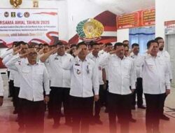 Rutan Kelas I Medan Ikuti Apel Bersama Awal Tahun 2025