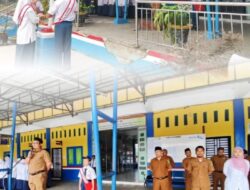 Kadisdik Psp Pimpin Upacara di SMPNSa